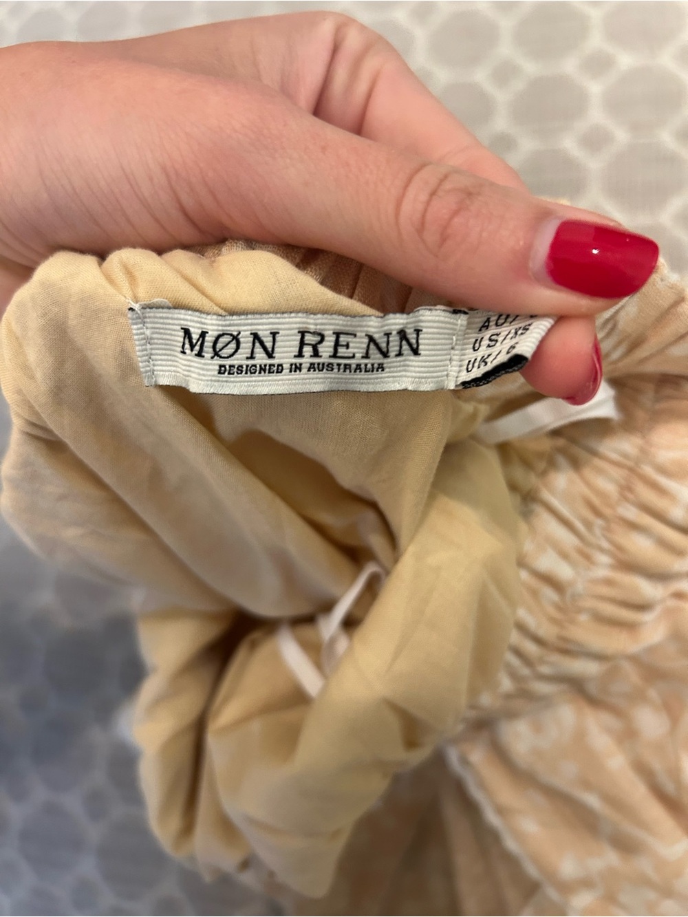 Mon Renn Tan Halter Mini Dress - Picture 2 of 3